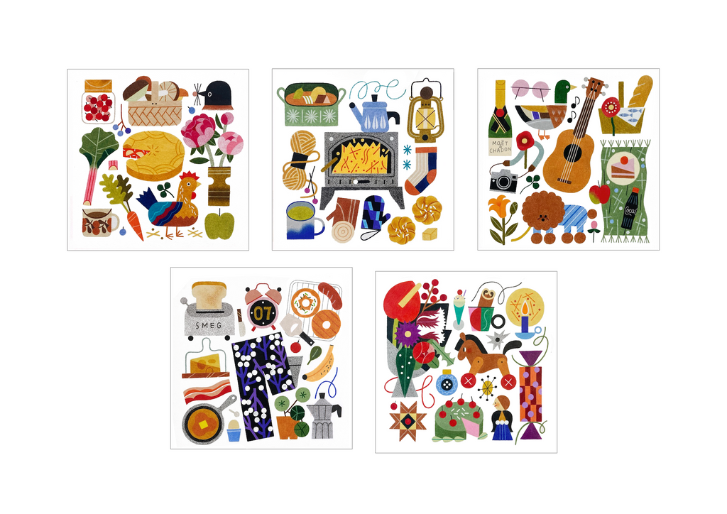 Everyday Objects, Digital Coloring Sheets