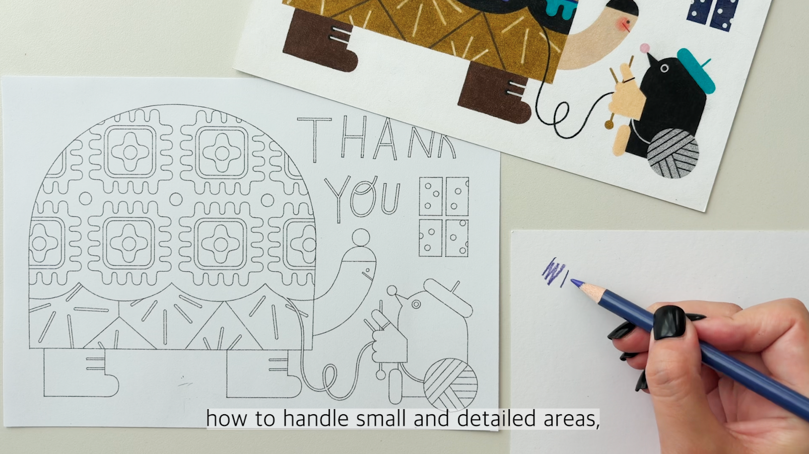 A Small Guide to Coloring Techniques by Aellie Kim, Video Lesson